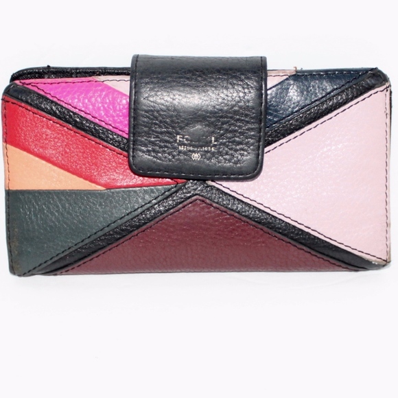 Fossil Handbags - Fossil Multicolored Clutch Wallet